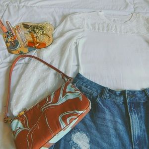 Nice pearl white top never worn before!